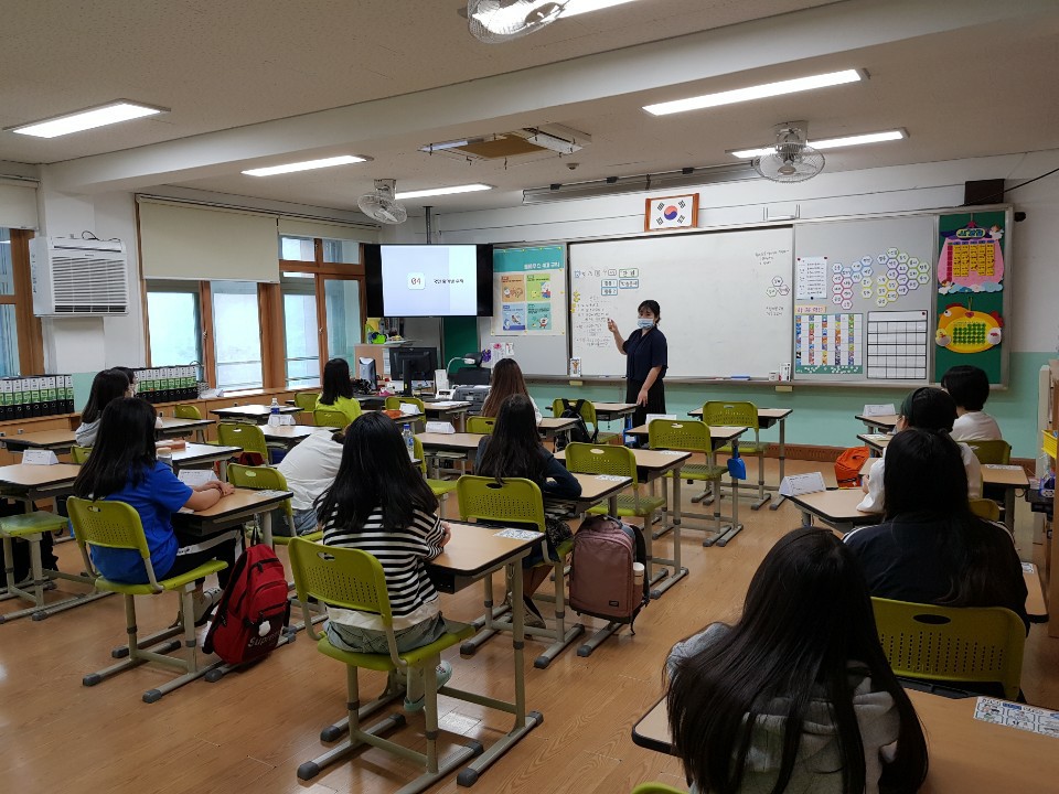 찾아가는 소아청소년 암예방 교육 구미도산초등학교 관련사진